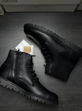 GEOX/健乐士男士加绒真皮加绒休闲靴U36DGD C9999/C6009