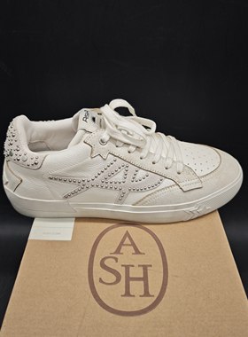 ASH专柜撤柜25新品男鞋百搭系带舒适运动休闲鞋139586-02