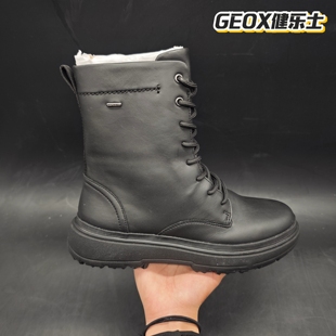 C9999 D46XME 38码 GEOX健乐士专柜撤柜女士舒适牛皮革靴子