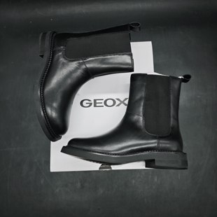 C9999 D46WYC 36码 GEOX健乐士专柜撤柜女士牛皮革靴子