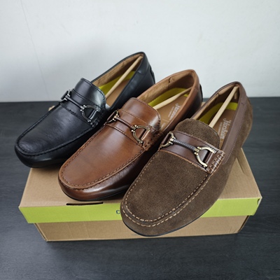 美国富乐绅乐福鞋男士真皮商务休闲皮鞋软底潮流百搭一脚蹬