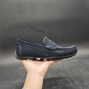 C4002 U36CFA 39码 GEOX健乐士KOSMOPOLIS休闲一脚蹬皮鞋