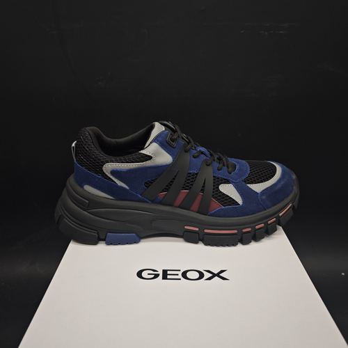 专柜撤柜25年新品GEOX健乐士男士运动低帮时尚休闲鞋 151297-89