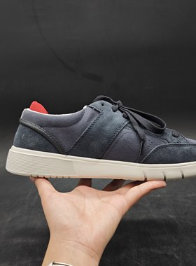 40码 GEOX健乐士专柜撤柜男士系带板鞋休闲鞋 U25CYA C4000