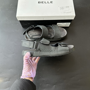 百丽男士凉鞋（鞋底有试穿痕迹，看详情图）41码 编号707