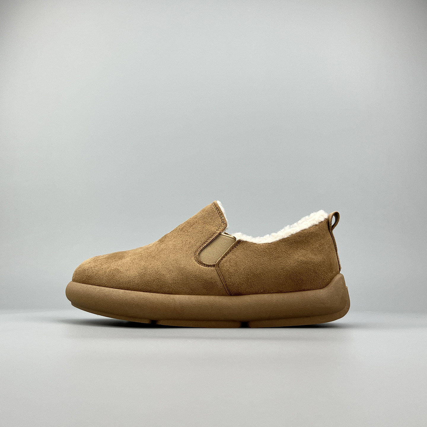 外贸复古全包加绒加厚勃肯鞋男懒人外穿一脚蹬休闲鞋户外大码棉鞋