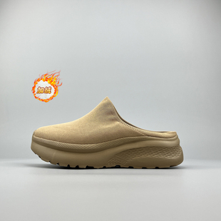 外贸男女大码加厚包头半拖鞋户外徒步休闲一脚蹬情侣办公室棉拖鞋