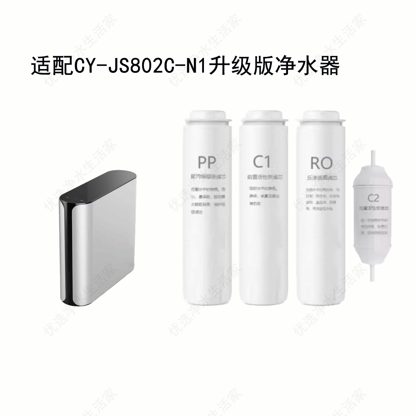 适用欧派CY-JS802C-N1升级版净水器PP棉RO反渗透活性炭通用滤芯