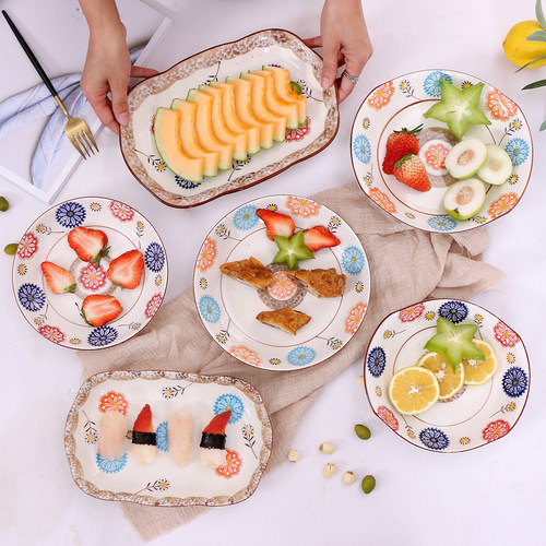 陶瓷水果日式和风饺子盘