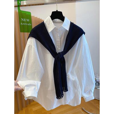 长袖衬衫女2025春秋新款