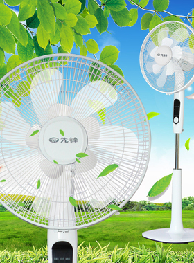 先锋16吋电风扇400mm家用遥控落地扇升降扇12叶摇头定时FS40-16ER
