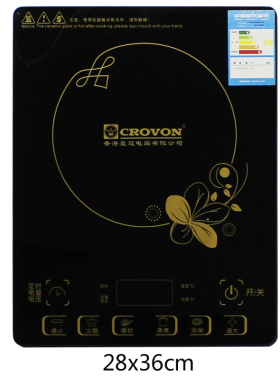 CROVON/香港皇冠电磁炉CS-209D拆机面板28x36cm维修用微晶板整板