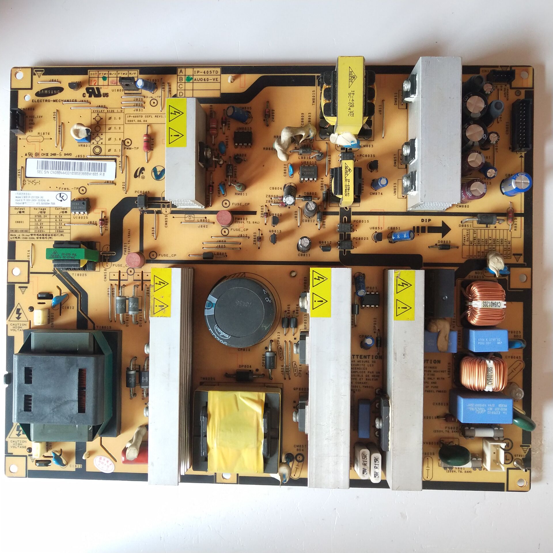 三星LA40S81BLA40M81BL电源板