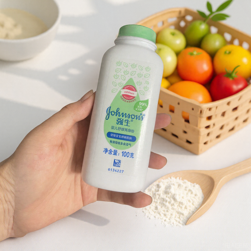 强生婴儿爽身粉干爽肌肤