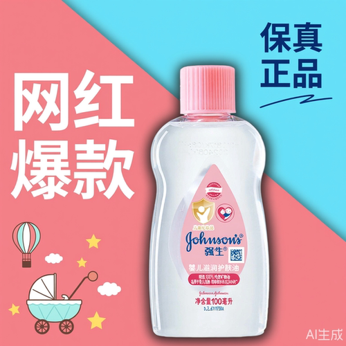 强生婴儿油润肤油身体按摩油