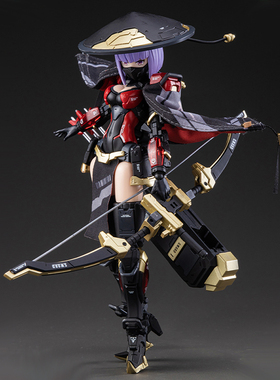 御模道锦衣卫机娘JW021 JW059双素体国产拼装模型可动手办弓箭女