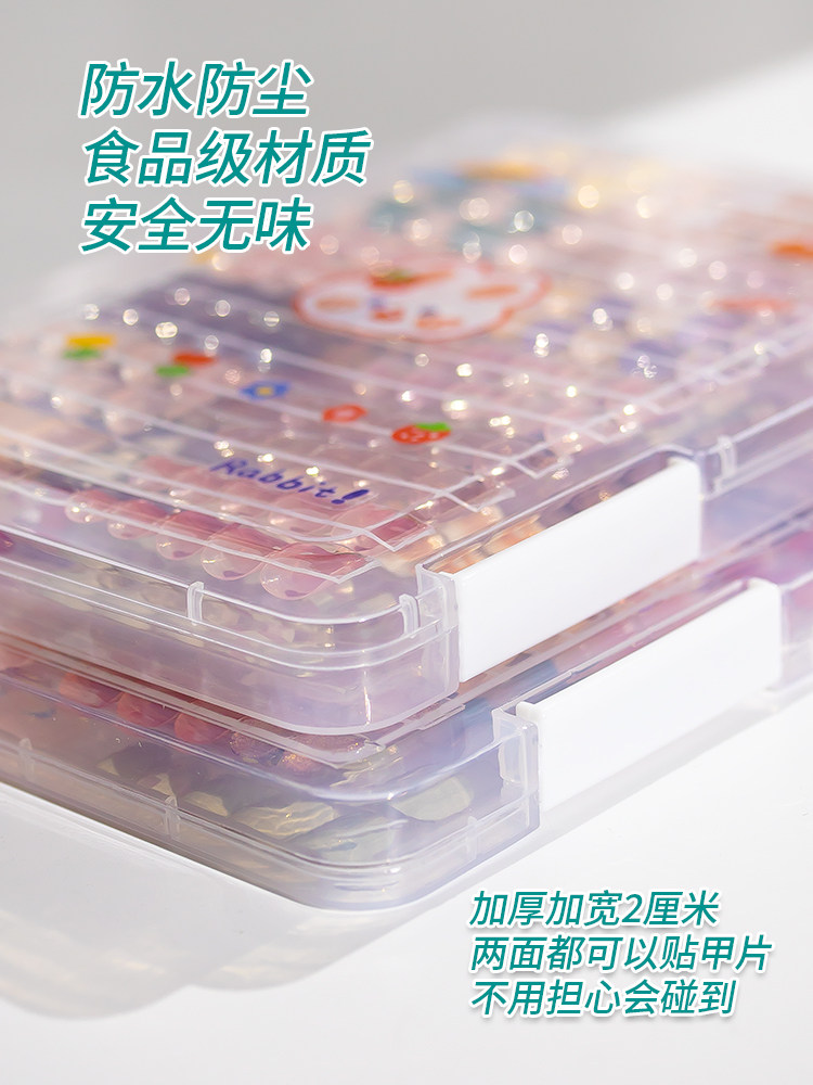 Clear Press-on Nail Storage Book Dustproof Organizer - Product image 4