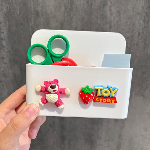 磁吸收纳盒冰箱免打孔口罩收纳盒