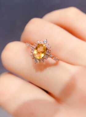 5*7mm指环饰品彩宝水晶时尚