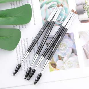 丝家20号新款专业眉刷化妆刷双头眉睫刷 睫毛卷 眉粉眉胶斜头实用