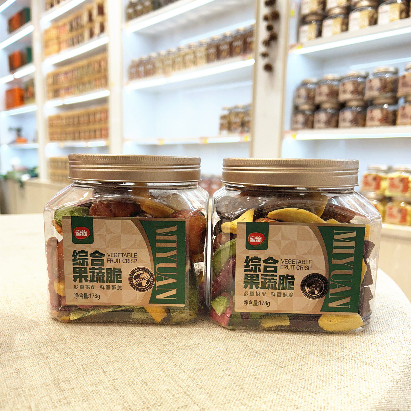 蜜缘综合果蔬脆178g青萝卜菠萝蜜香蕉片脱水水果干脆片零食小吃