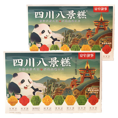 宽窄故事四川八景糕400g零食小吃