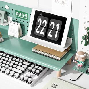 长椅造型洞洞板桌面金属增高置物架桌上收纳架手办展示架平板