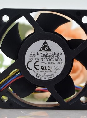 正品台达 AFB0505MD 5V 0.30A 5020 5cm 4线 温控 服务器散热风扇