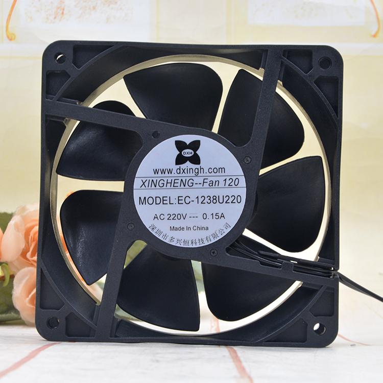 DXH FAN 110V-220V 12038 EC-1238U220 12厘米 大风量 机柜 风扇