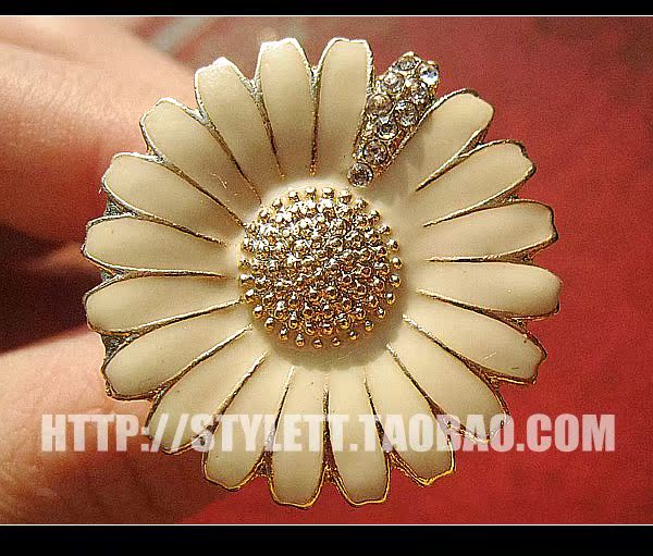 雏菊戒指合金小众设计INS女