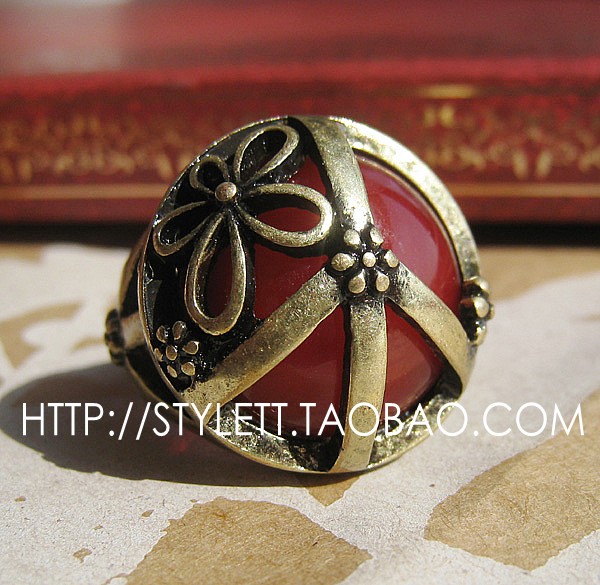 欧美复古戒指合金复古风女