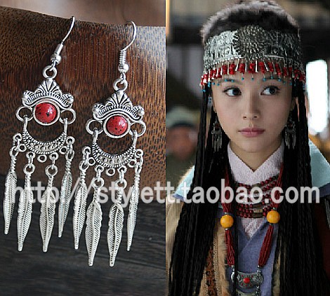 手工饰品古风汉服耳坠明星同款