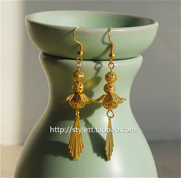 新娘古装婚礼旗袍汉服配饰耳坠