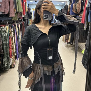 尼泊尔嬉皮士风精灵服饰复古洛克风自由浪漫流浪风外套连衣裙男女