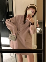 Дизайнерский весенний тонкий пиджак классического кроя для отдыха, в корейском стиле, тренд сезона