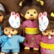 Monchhichi 蒙奇奇 萌趣趣 男孩女孩 日本正版 浴衣和服 烟花