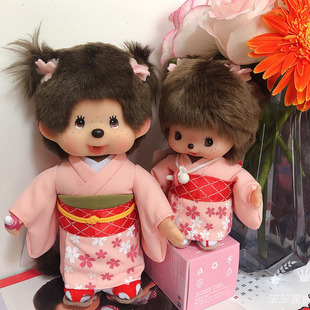 monchhichi 新品 樱花和服女孩 MCC 蒙奇奇 萌趣趣 日本正版