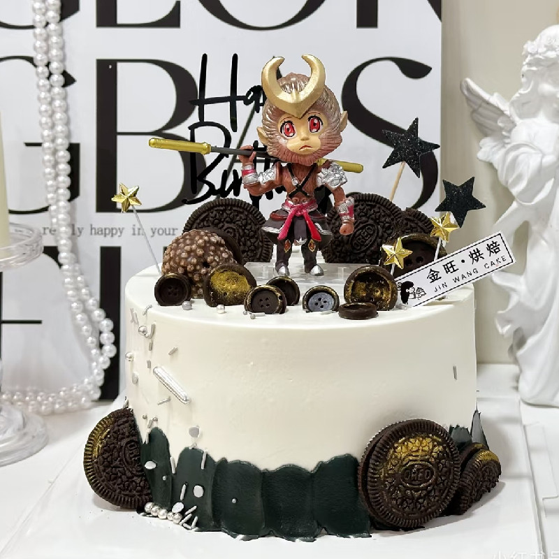 王者荣耀金猴王蛋糕装饰摆件孙悟空公仔男孩儿童生日蛋糕装饰摆件,节庆用品/礼品,蛋糕/烘焙装饰用品,淘宝优惠券,粉丝福利购,淘宝优惠卷