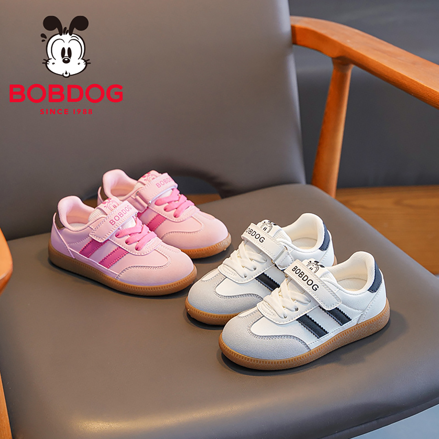 巴布豆儿童德训鞋运动鞋软底防滑