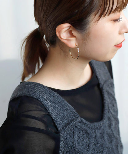 mimi33耳环菱形设计轻奢时尚