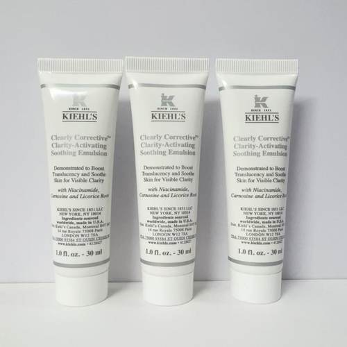 国柜科颜氏集焕亮舒缓乳液30ml中小样安白瓶精华乳液改善暗沉