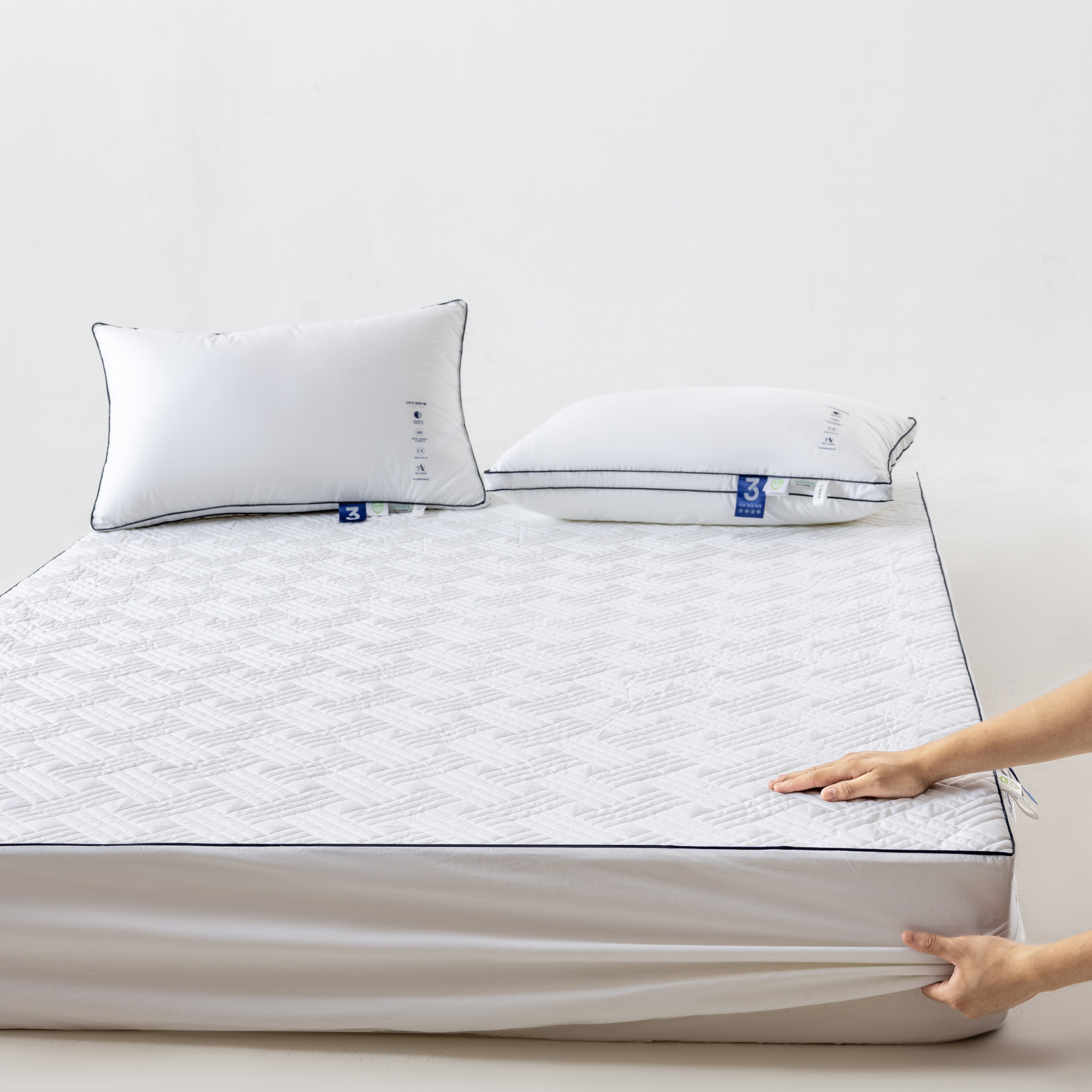 高品质新款MOS低致敏三防全棉抗菌床笠床品