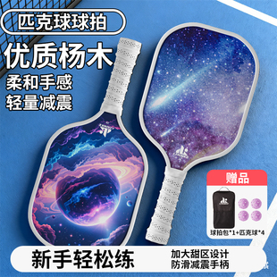 匹克球拍全套皮克球板球儿童匹克球回弹训练器专业pickleball官方