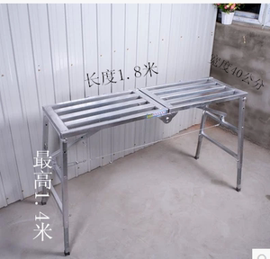 折叠马凳 折叠高凳 升降马凳  移动脚手架工作台工程铁长凳