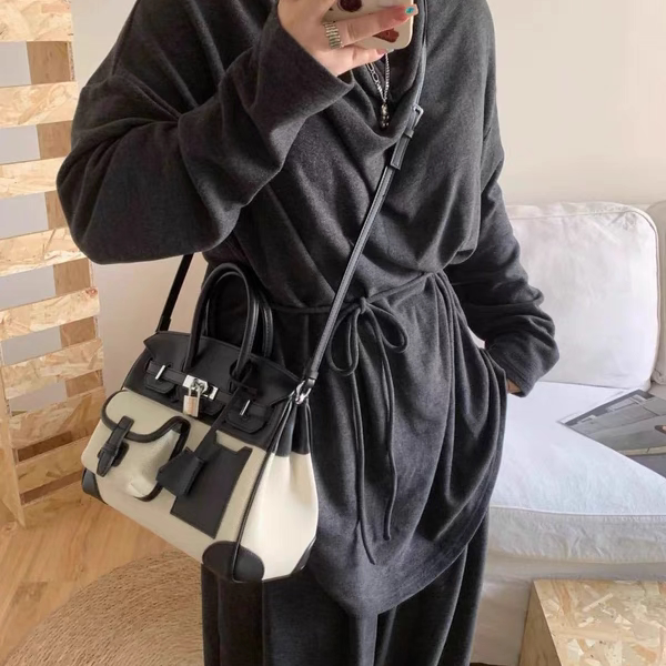 潮人坊手工H30铂金包Togo拼色