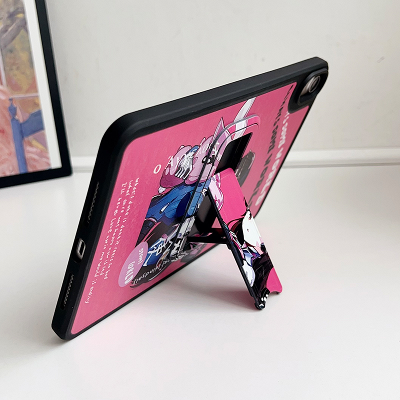 彩绘ipad11保护套苹果平板air7亚克力轻薄2018款pro11磨砂壳第10/9代创意一体支架mini6硬底防弯10.2防摔适用