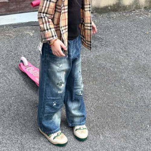大金家童装日系儿童软牛仔裤