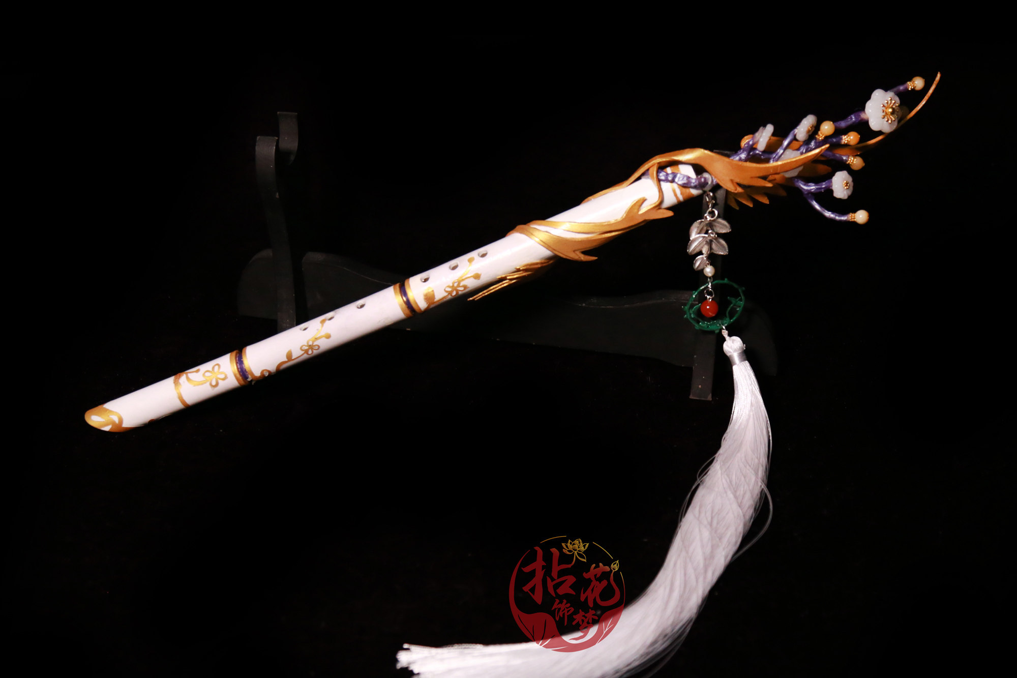 剑网3万花橙武墨颠笛子COS武器花间游剑三大小道具定制定做
