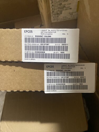B32924C3475M EPCOS 西门子薄膜电容 4.7UF 305V 475