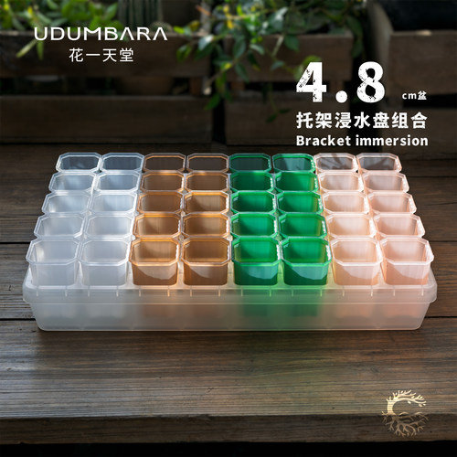 4.8cm口径方盆40格托架盘组合